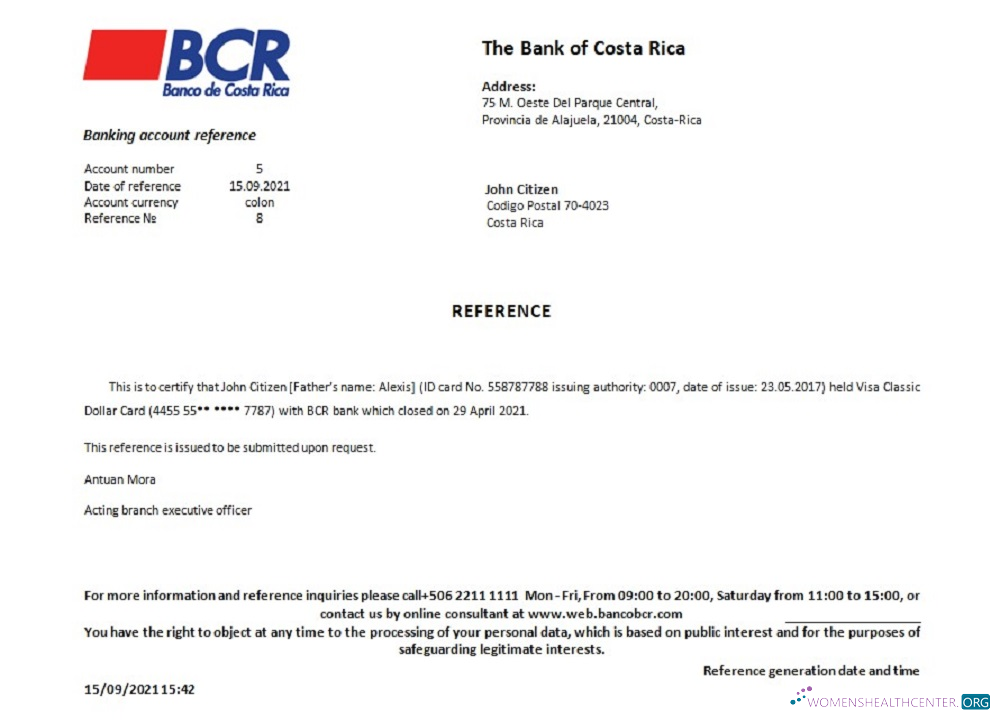 Download Costa Rica The Bank of Costa Rica closure reference Photoshop template